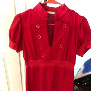 Red Be Bop dress